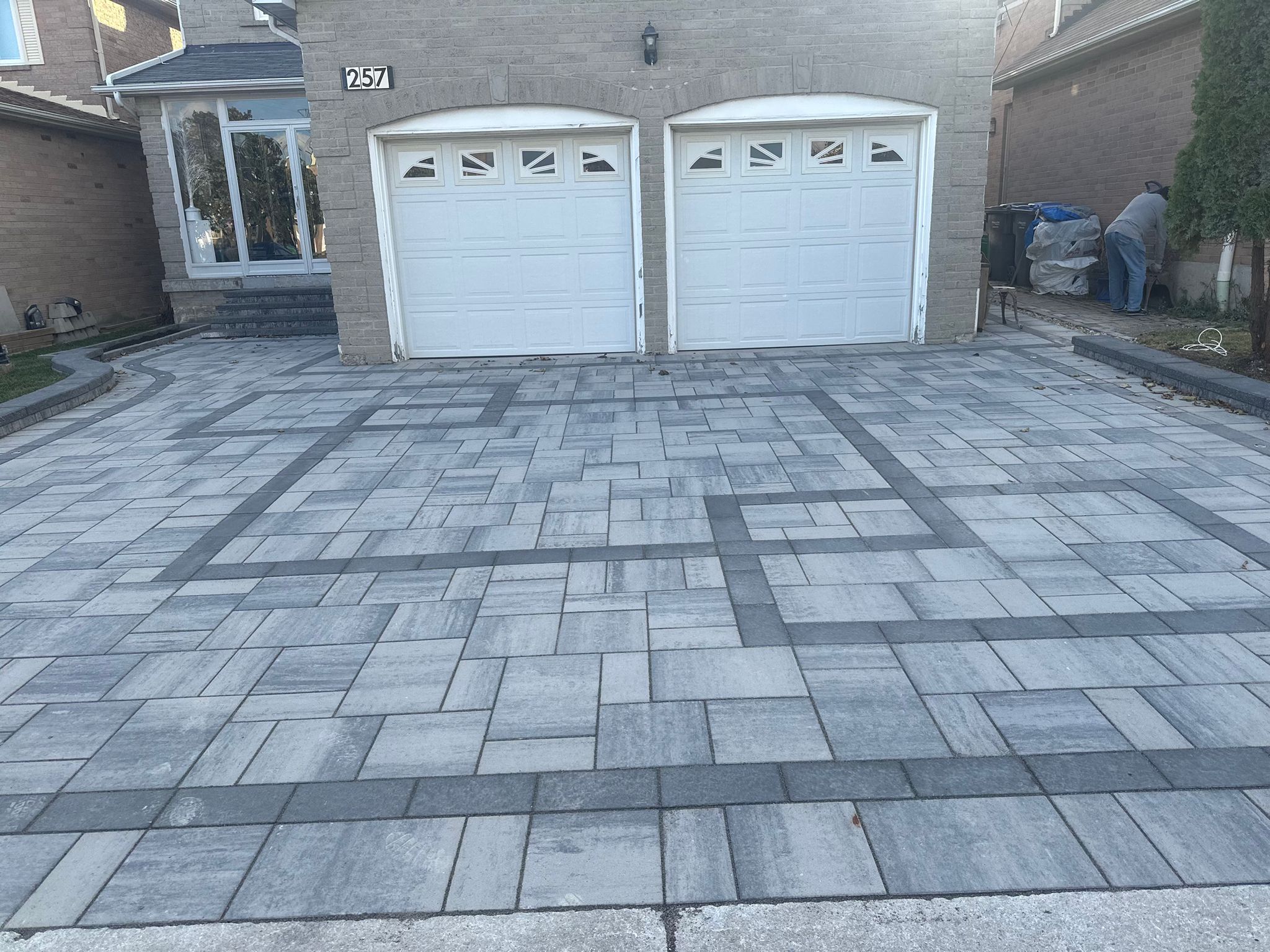 Travista carara slab for BBQ patio